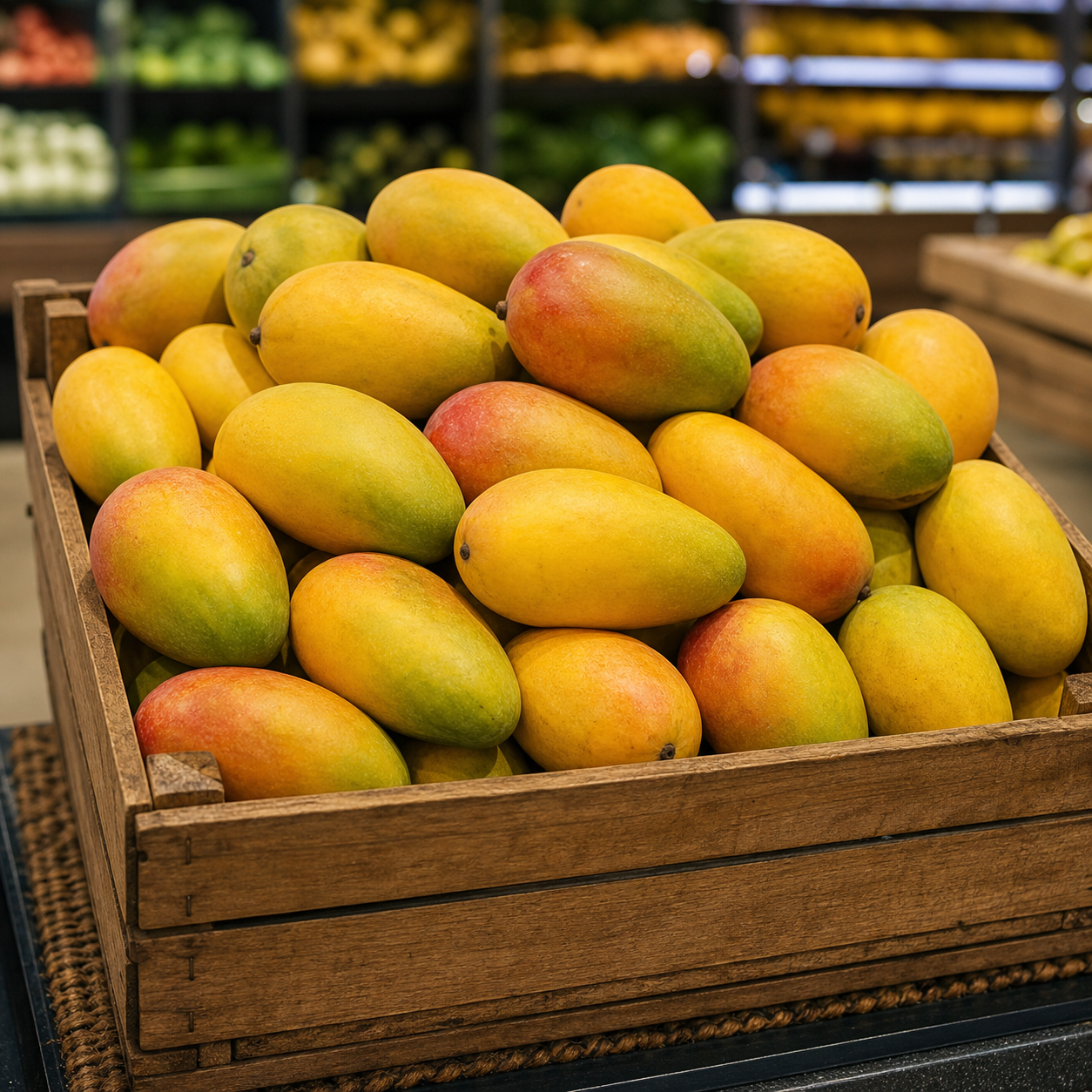 Mango kasse på tilbud